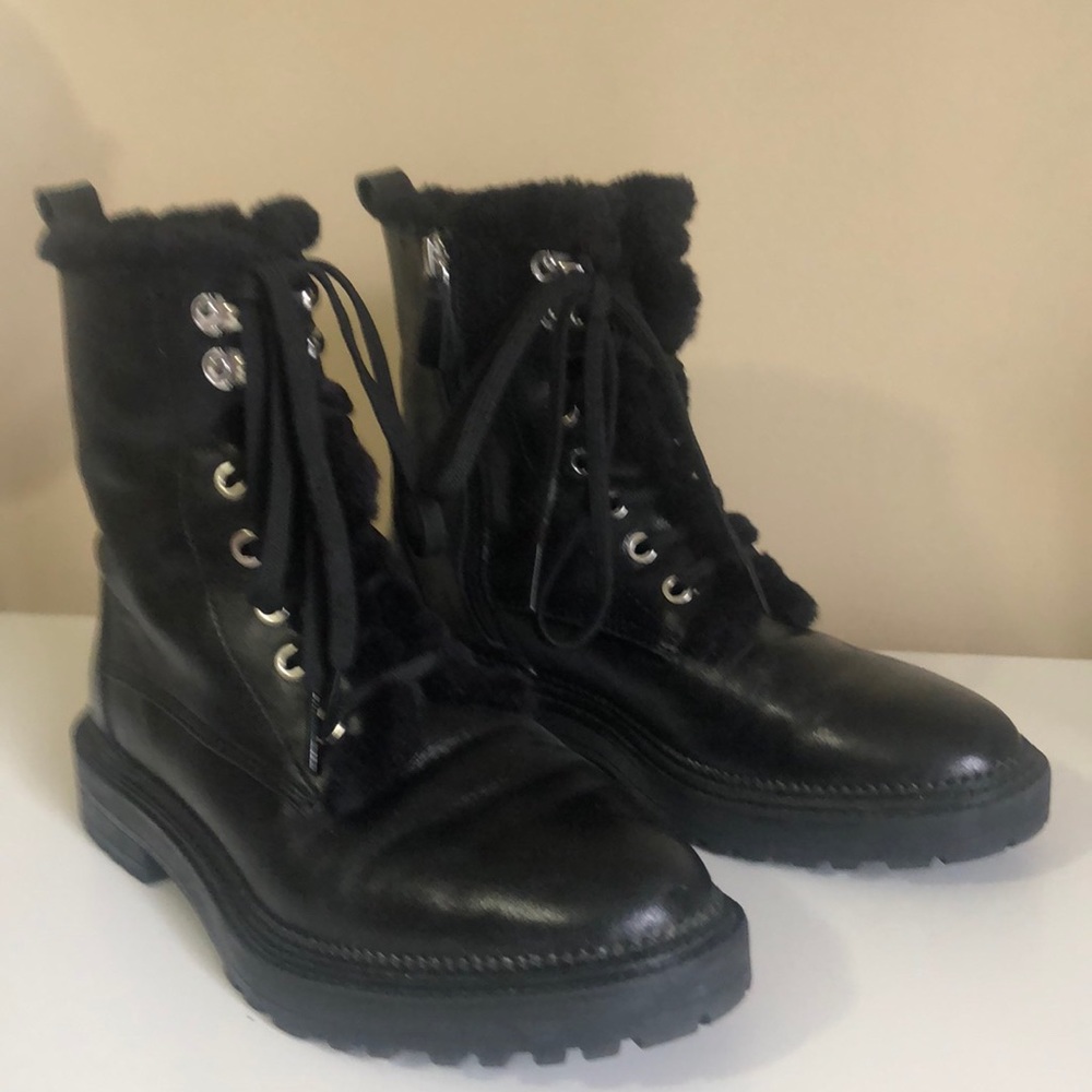 Zara Fur Lined Ankle Boots
